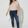 TORRID Boyfriend Straight Vintage Stretch Mid-Rise Jean -Cheap Torrid Shop 13622816 07710 hi
