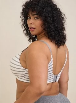 TORRID Everyday Wire-Free Lightly Lined Print 360° Back Smoothing® Bra -Cheap Torrid Shop 13794734 06953 av2