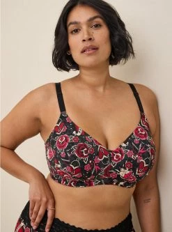 TORRID Everyday Wire-Free Lightly Lined Print 360° Back Smoothing® Bra