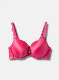TORRID XO Plunge Push-Up Shine 360° Back Smoothing™ Bra -Cheap Torrid Shop 13973020 05427 flat