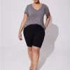 TORRID Bermuda Jegging Super Soft High-Rise Short -Cheap Torrid Shop 14099019 00684 hi
