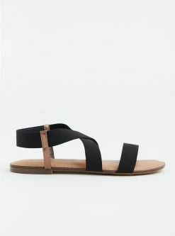 TORRID Stretch Band Sandal (WW) 9 TORRID Stretch Band Sandal (WW) -Cheap Torrid Shop 14507047 00133 av3