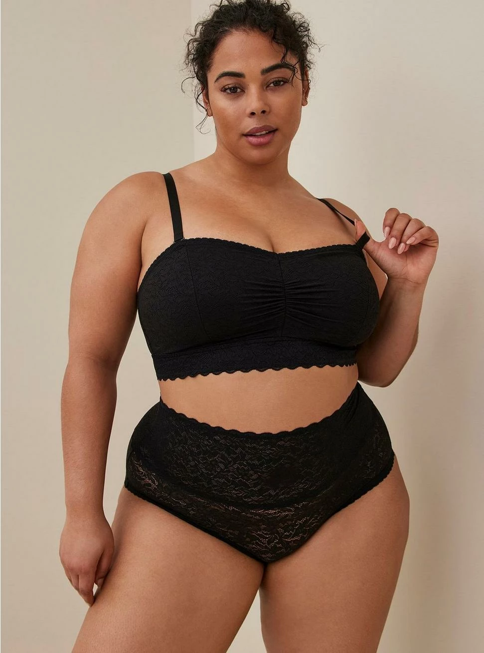 TORRID Unlined 4-Way Stretch Lace Bandeau 4 TORRID Unlined 4-Way Stretch Lace Bandeau - Image 2