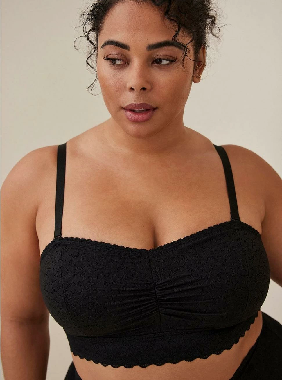 TORRID Unlined 4-Way Stretch Lace Bandeau 3 TORRID Unlined 4-Way Stretch Lace Bandeau