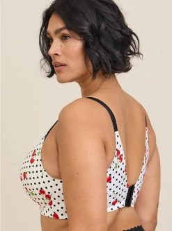 TORRID Wire-Free Push-Up Print 360° Back Smoothing™ Bra -Cheap Torrid Shop 14603285 05693 av2