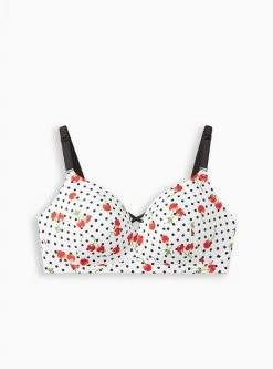 TORRID Wire-Free Push-Up Print 360° Back Smoothing™ Bra -Cheap Torrid Shop 14603285 05693 flat