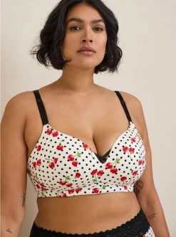 TORRID Wire-Free Push-Up Print 360° Back Smoothing™ Bra
