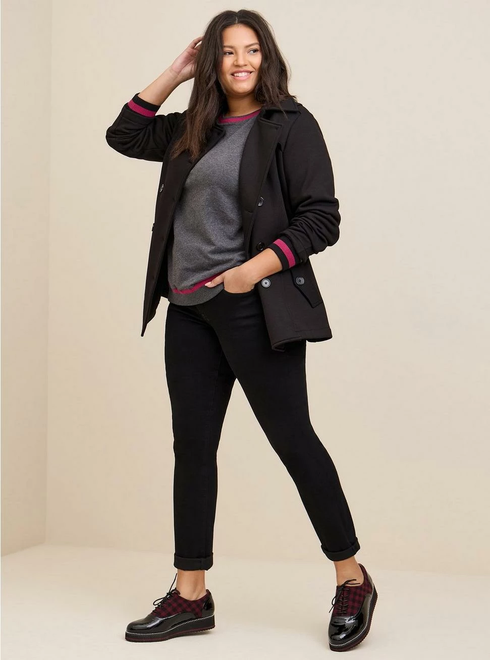 TORRID Everyday Fleece Long Sleeve Active Sweatshirt 7 TORRID Everyday Fleece Long Sleeve Active Sweatshirt - Image 5