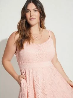 TORRID Midi Lace Skater Dress -Cheap Torrid Shop 14787451 07094 av2