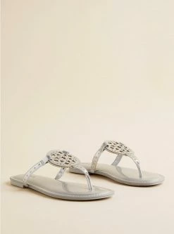 TORRID Medallion T-Strap Sandal (WW)
