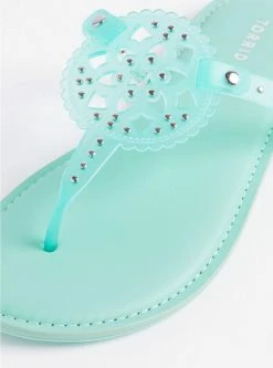 TORRID Medallion T-Strap Sandal (WW) -Cheap Torrid Shop 15036533 02788 av3