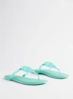 TORRID Medallion T-Strap Sandal (WW)