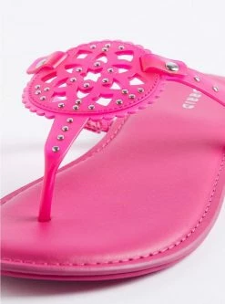 TORRID Medallion T-Strap Sandal (WW) -Cheap Torrid Shop 15036533 09262 av3