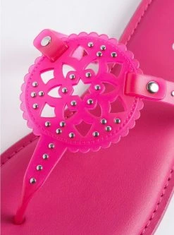 TORRID Medallion T-Strap Sandal (WW) -Cheap Torrid Shop 15036533 09262 av4