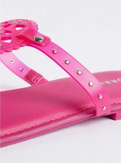 TORRID Medallion T-Strap Sandal (WW) -Cheap Torrid Shop 15036533 09262 av5