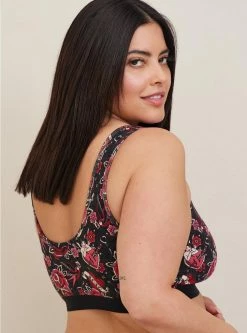 TORRID Unlined Cotton Scoop Bralette -Cheap Torrid Shop 15065256 08197 av2