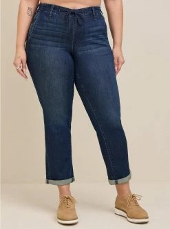 TORRID Pull-On Boyfriend Straight Super Soft Mid-Rise Jean 9 TORRID Pull-On Boyfriend Straight Super Soft Mid-Rise Jean -Cheap Torrid Shop 15226424 00109 av1