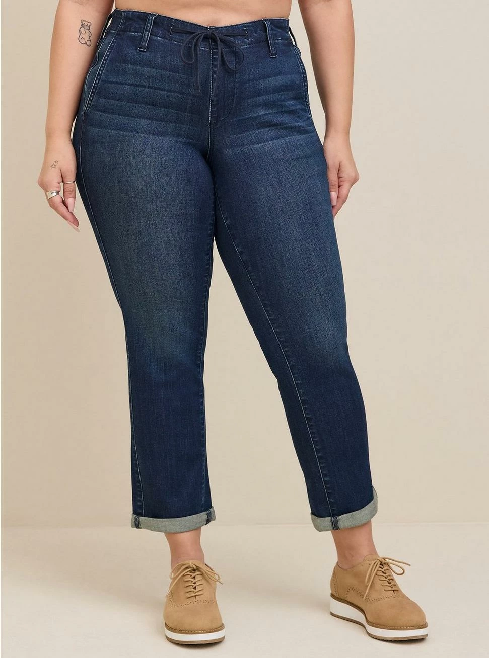 TORRID Pull-On Boyfriend Straight Super Soft Mid-Rise Jean 4 TORRID Pull-On Boyfriend Straight Super Soft Mid-Rise Jean - Image 2