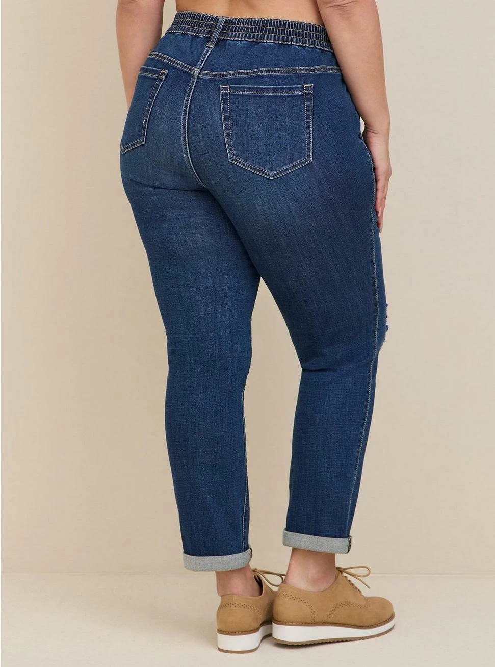 TORRID Pull-On Boyfriend Straight Super Soft Mid-Rise Jean 5 TORRID Pull-On Boyfriend Straight Super Soft Mid-Rise Jean - Image 3