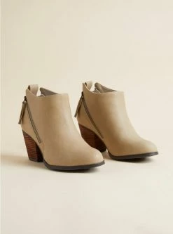 Null Side Zip Heel Bootie (WW)
