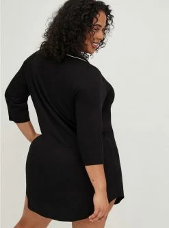 TORRID Super Soft Button Through Sleep Gown -Cheap Torrid Shop 15406515 00684 av2