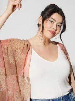 Null Velvet Burnout Ruana -Cheap Torrid Shop 15413980 00136 av3