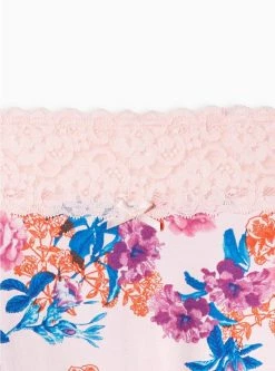 TORRID Cotton Mid-Rise Boyshort Lace Trim Panty -Cheap Torrid Shop 15451972 07905 av1