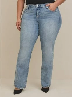 TORRID Slim Boot Classic Denim Mid-Rise Jean