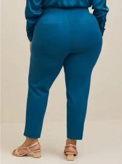 TORRID Pull-On Relaxed Taper Studio Luxe Ponte High-Rise Pant -Cheap Torrid Shop 15544954 06637 av2