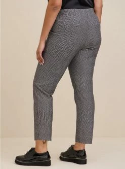 TORRID Pull-On Relaxed Taper Studio Luxe Ponte High-Rise Pant -Cheap Torrid Shop 15544954 10375 av2
