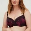 Null Full-Coverage Balconette Lightly Lined Two Tone Lace 360° Back Smoothing™ Bra -Cheap Torrid Shop 15568257 01724 hi
