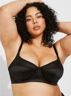 Null Balconette Unlined Shine Ballet Back Bra