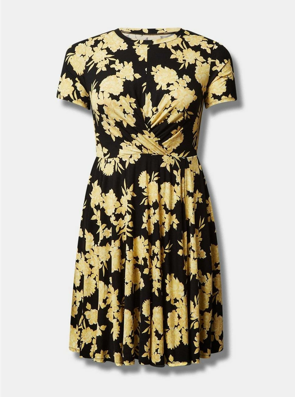 TORRID At The Knee Super Soft Drape Front Skater Dress 7 TORRID At The Knee Super Soft Drape Front Skater Dress - Image 5