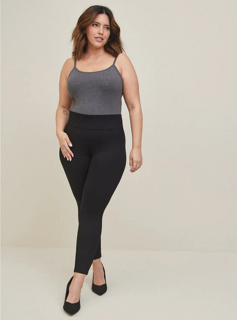 TORRID Pocket Pixie Skinny Studio Luxe Ponte High-Rise Pant 3 TORRID Pocket Pixie Skinny Studio Luxe Ponte High-Rise Pant