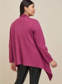 TORRID Brushed Ponte Drape Front Cardigan 7 TORRID Brushed Ponte Drape Front Cardigan -Cheap Torrid Shop 16159376 08292 av2