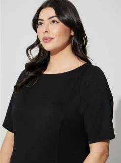 TORRID Midi Studio Cupro Bodycon Dress -Cheap Torrid Shop 16178737 00684 av3