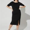TORRID Midi Studio Cupro Bodycon Dress -Cheap Torrid Shop 16178737 00684 hi