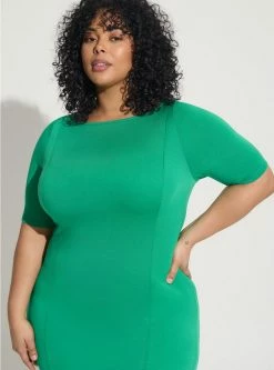 TORRID Midi Studio Cupro Bodycon Dress -Cheap Torrid Shop 16178737 01353 av2