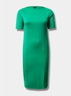 TORRID Midi Studio Cupro Bodycon Dress -Cheap Torrid Shop 16178737 01353 flat