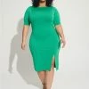 TORRID Midi Studio Cupro Bodycon Dress -Cheap Torrid Shop 16178737 01353 hi