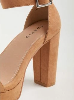 TORRID Platform Tapered Heel Sandal (WW) -Cheap Torrid Shop 16180012 00136 av3
