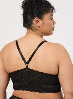 Null Lightly Lined Lace Xo Front Bralette -Cheap Torrid Shop 16411595 02124 av2