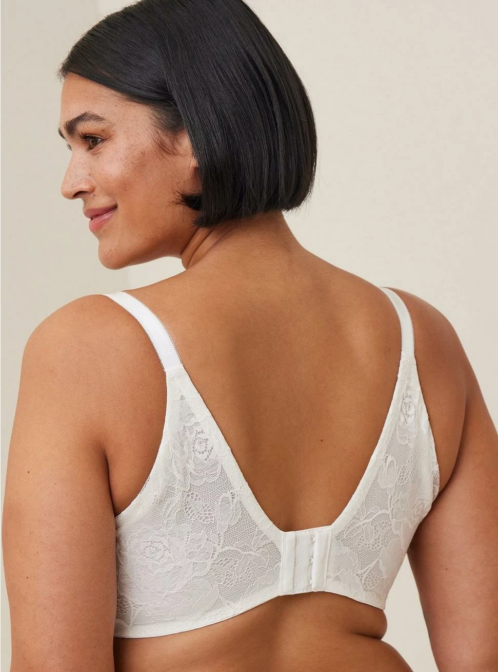 Null Full-Coverage Balconette Lightly Lined Floral Lace 360° Back Smoothing™ Bra 4 Null Full-Coverage Balconette Lightly Lined Floral Lace 360° Back Smoothing™ Bra - Image 2