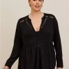 TORRID Emma Babydoll Rayon Slub Lace Trim Tunic Top 1 TORRID Emma Babydoll Rayon Slub Lace Trim Tunic Top -Cheap Torrid Shop 16620757 00133 hi