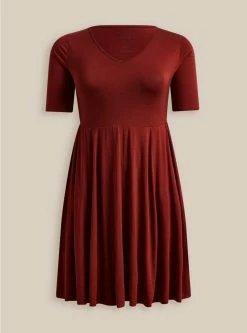 TORRID Mini Super Soft Skater Dress -Cheap Torrid Shop 16749643 02785 flat