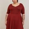 TORRID Mini Super Soft Skater Dress -Cheap Torrid Shop 16749643 02785 hi