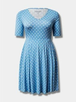 TORRID Mini Super Soft Skater Dress -Cheap Torrid Shop 16749643 05169 flat