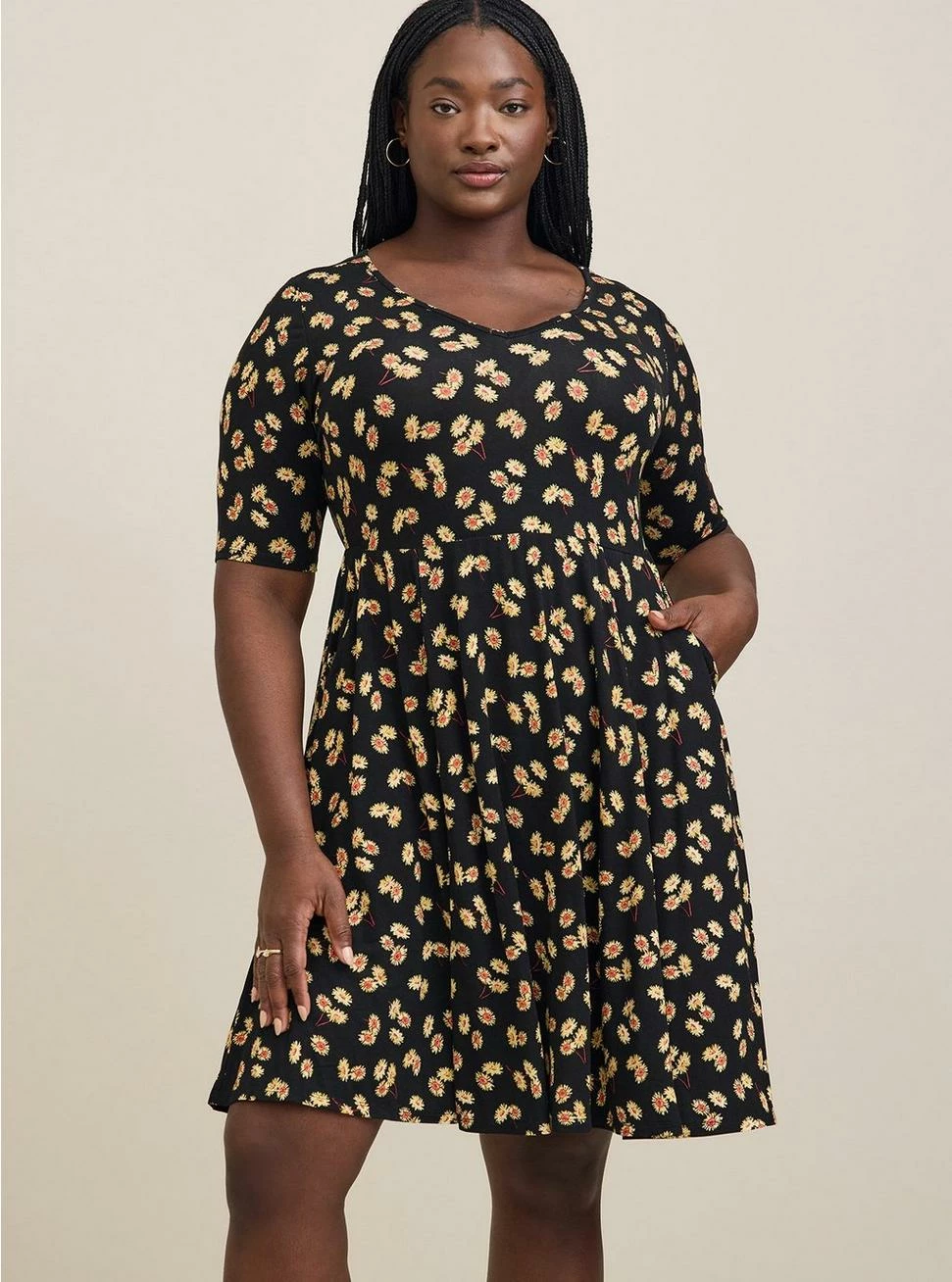 TORRID Mini Super Soft Skater Dress 4 TORRID Mini Super Soft Skater Dress - Image 2