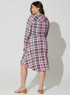 TORRID Mini Challis High-Low Shirt Dress 9 TORRID Mini Challis High-Low Shirt Dress -Cheap Torrid Shop 16749679 01951 av2