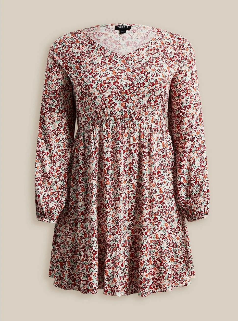 TORRID Voluminous Textured Stretch Rayon Mini Skater Dress 7 TORRID Voluminous Textured Stretch Rayon Mini Skater Dress - Image 5